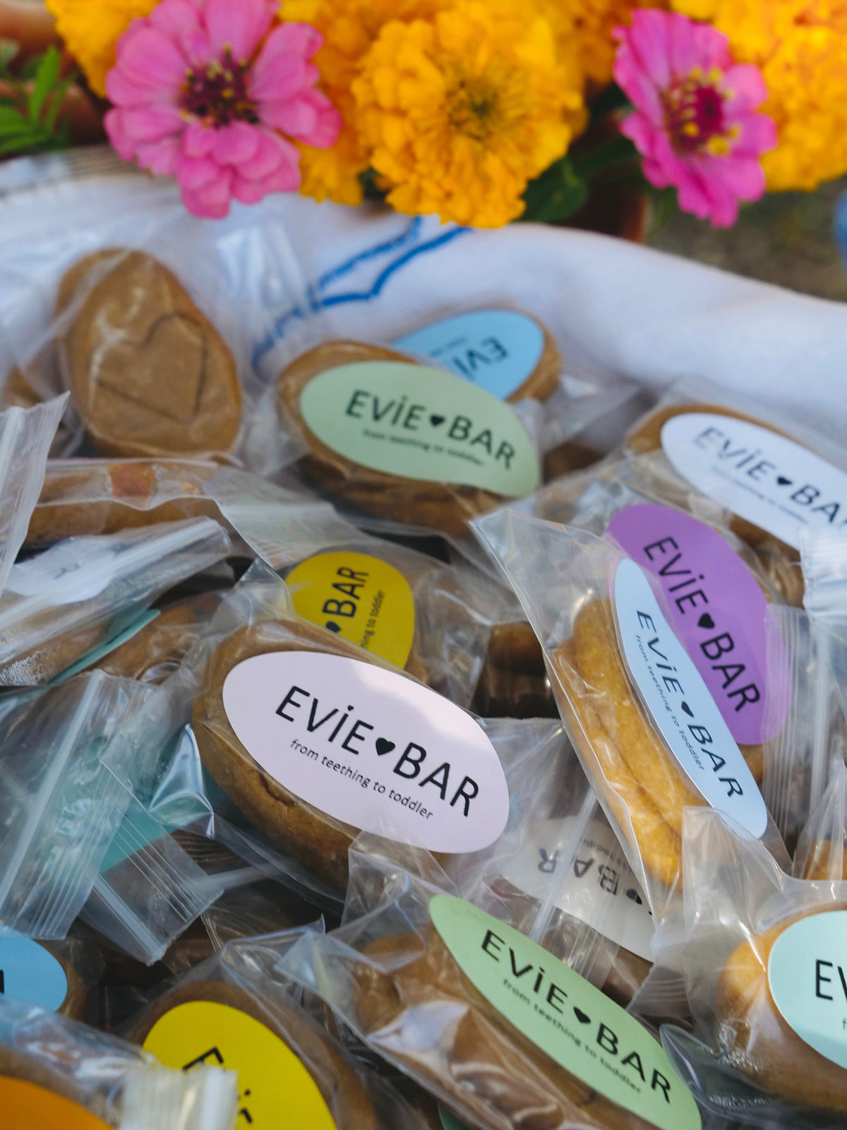 EvieBar Teething Bars – 20 Count (10 two-packs)